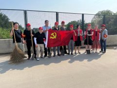 经开区机关第四党支部开展“志愿服务党员行”主题党日